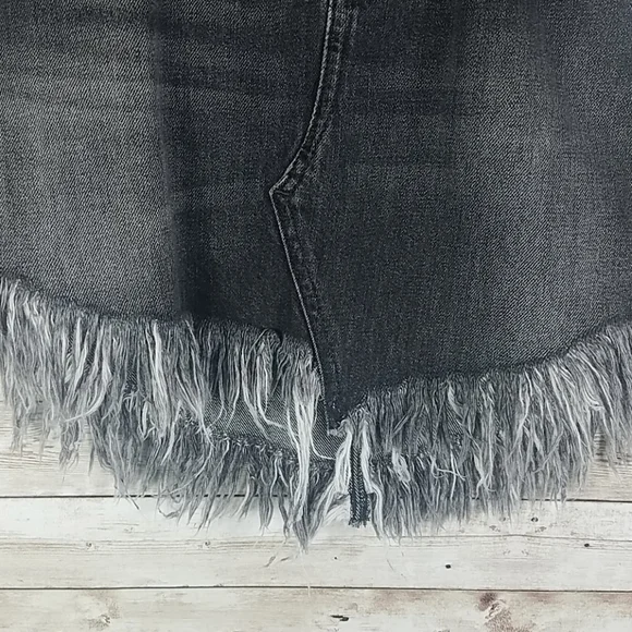 NWT, We The Free, 0117, Maverick black mini skirt, Sz 25 - Picture 3 of 5